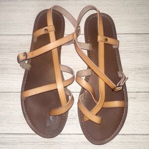 Mossimo Tan Strappy Sandals